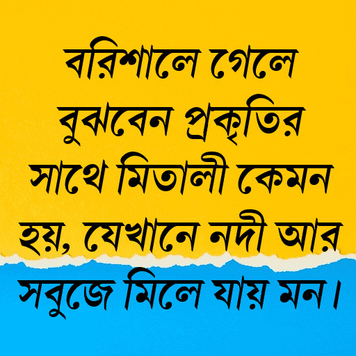 বরিশালে গেলে বুঝবেন প্রকৃতির সাথে মিতালী কেমন হয়, যেখানে নদী আর সবুজে মিলে যায় মন।