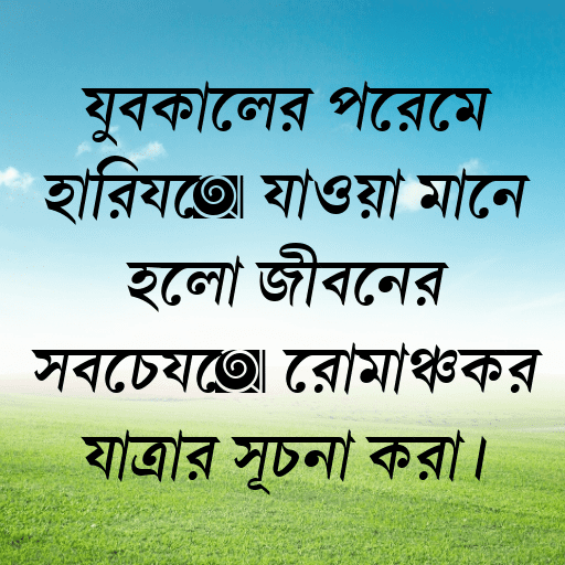 যুবকালের প্রেমে হারিয়ে যাওয়া মানে হলো জীবনের সবচেয়ে রোমাঞ্চকর যাত্রার সূচনা করা।